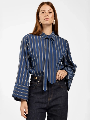 Aaiko ELDA BLUE STRIPE VIS