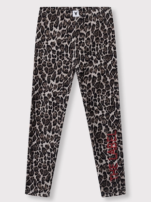 ALIX The Label kids knitted jaguar legging
