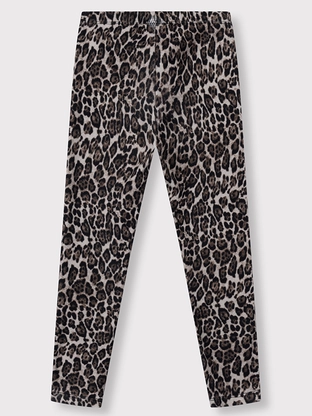 ALIX The Label kids knitted jaguar legging