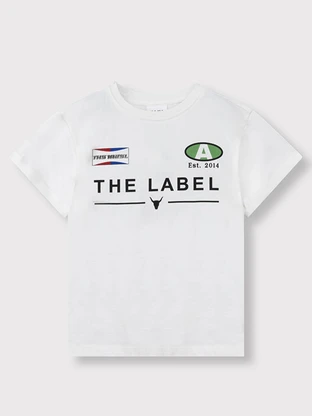 ALIX The Label kids knitted sports artwork t-shirt