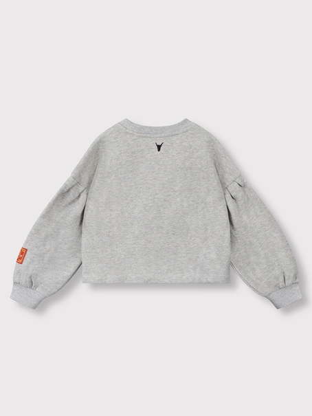 ALIX The Label kids knitted strass logo sweater