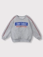 ALIX The Label kids knitted text print sweater
