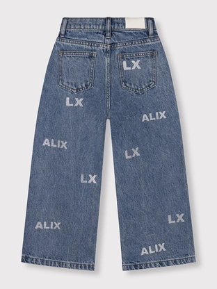 ALIX The Label kids woven wide leg denim pants