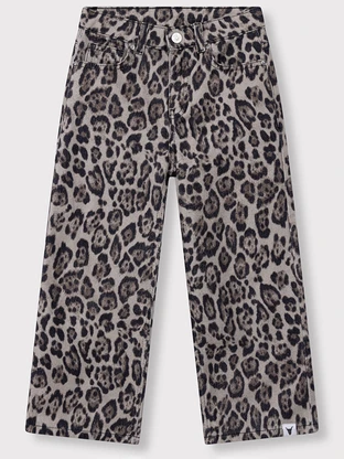 ALIX The Label kids woven wide leg jaguar denim pants
