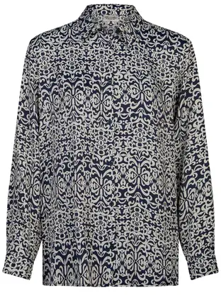 Barbara Lebek Bluse gemustert