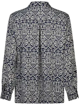 Barbara Lebek Bluse gemustert