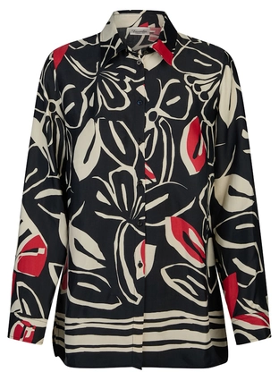 Barbara Lebek Bluse gemustert