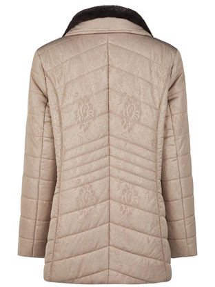 Barbara Lebek Jacke mit Webpelz