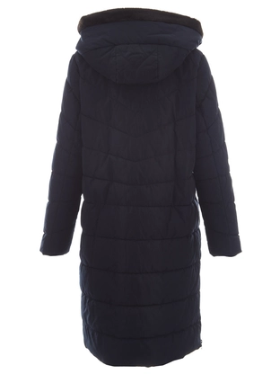 Barbara Lebek Mantel mit Webpelz