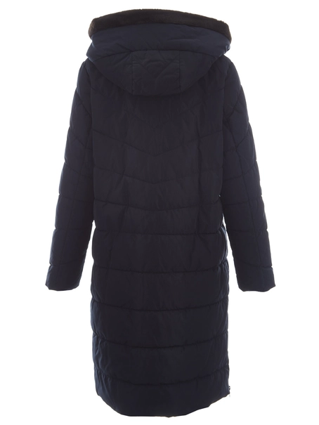 Barbara Lebek Mantel mit Webpelz