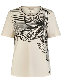 Barbara Lebek Shirt m. Bluseneinsatz liegend