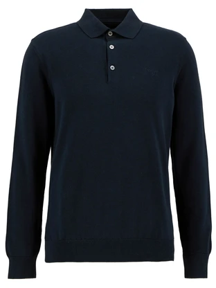 barbour classic PIMA COTTON KNITTED POLO SHIRT