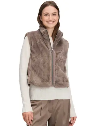 Betty Barclay Weste PlUEsch