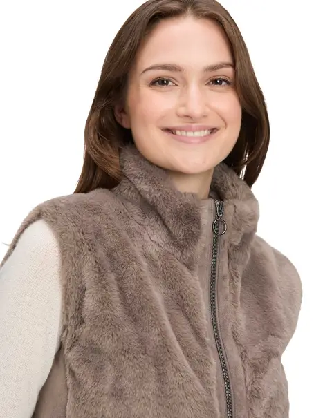 Betty Barclay Weste PlUEsch