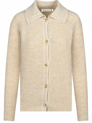 Bicalla Cardigan Rib 2Tone
