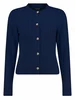 Bloomings Crew neck cardigan cable knit