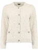 Bloomings Crew neck cardigan metallicyarn