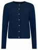Bloomings Crew neck cardigan pearl button