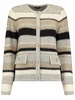 Bloomings Crew neck cardigan stripes