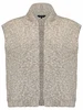Bloomings Gilet horizontal rib knit metallicyarn