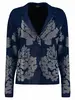 Bloomings Knitted blazer jacquard