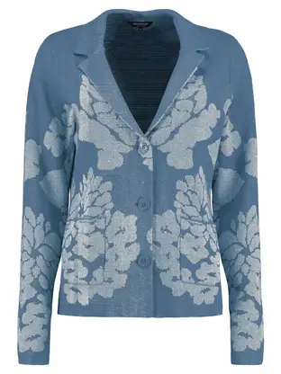 Bloomings Knitted blazer jacquard