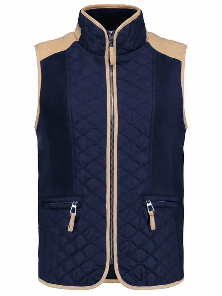 Bloomings Mock neck fleece gilet