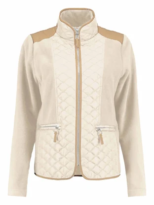 Bloomings Mock neck fleece jacket