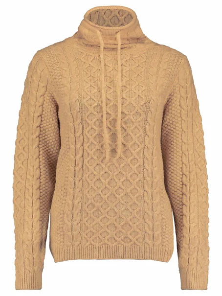 Bloomings Mock neck pullover cable knit
