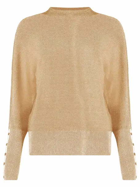 Bloomings Mock neck pullover loose fitlurex