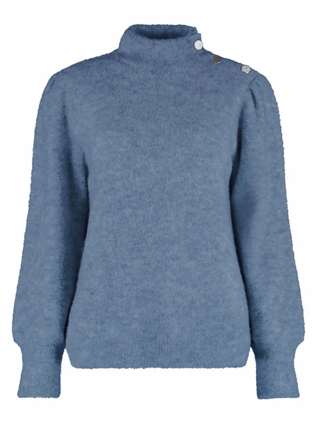Bloomings Mock neck pullover soft boucle
