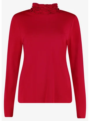 Bloomings Ruffle neck shirt