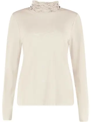 Bloomings Ruffle neck shirt