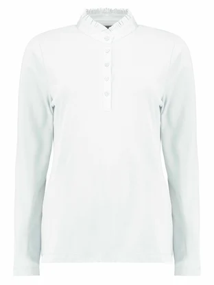 Bloomings Stand up collar polo shirt