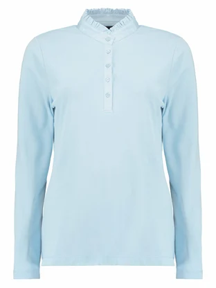 Bloomings Stand up collar polo shirt