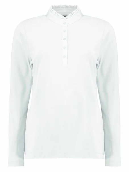 Bloomings Stand up collar polo shirt