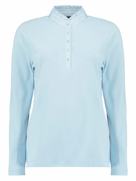 Bloomings Stand up collar polo shirt