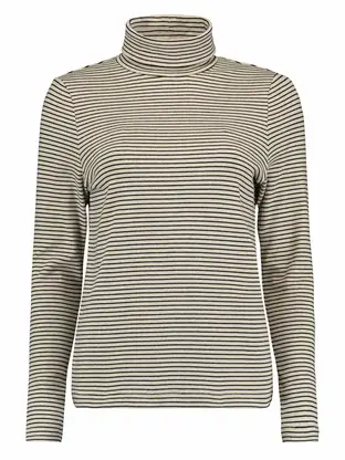Bloomings Turtle neck shirt striped