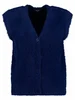 Bloomings V neck gilet HCS feather yarn