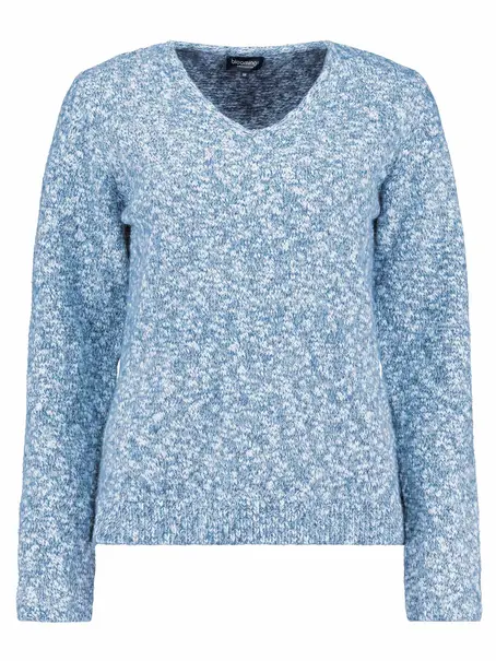 Bloomings V neck pullover metallic yarn