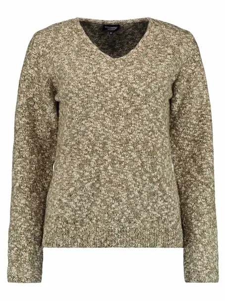 Bloomings V neck pullover metallic yarn