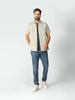 BlueFields Shirt SS Plain Solid