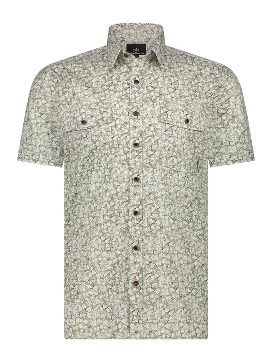 BlueFields Shirt SS Print Popli