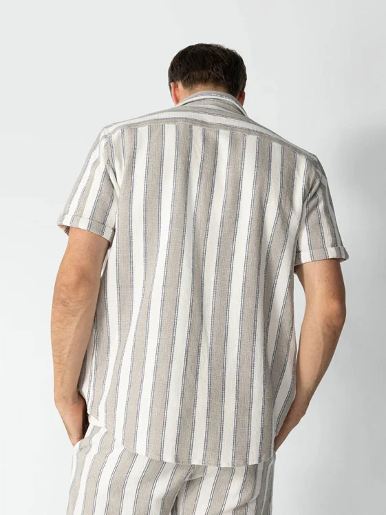 BlueFields Shirt SS Striped Y/D