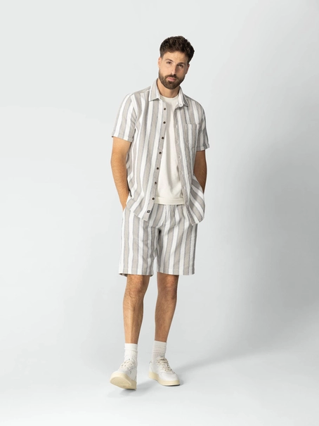 BlueFields Shirt SS Striped Y/D