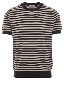Born With Appetite Boaz Knitted T-shirt Stripe