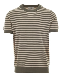 Born With Appetite Boaz Knitted T-shirt Stripe