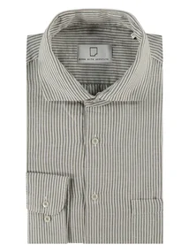 Born With Appetite Curtis Li-co Shirt Fine Stripe