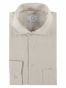 Born With Appetite Curtis Li-co Shirt Fine Stripe