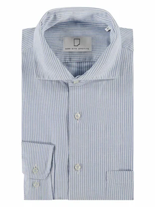 Born With Appetite Curtis Li-co Shirt Fine Stripe